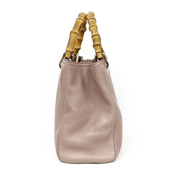 Gucci Shoulder Bag Handbag Bamboo Pink - Picture 4 of 10